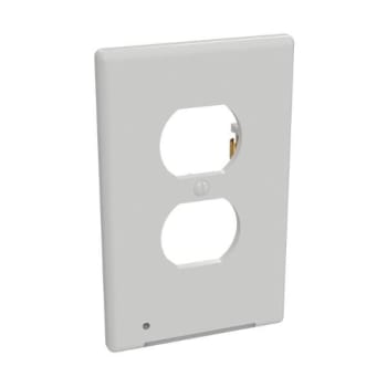 Westek Lumicover Core Classic Wall Plate W/ Nightlight (White)