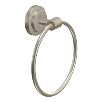 Image for Moen Iso Brushed Nickel Towel Ring from HD Supply