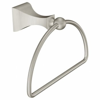 Image for Moen Retreat Brushed Nickel Towel Ring from HD Supply