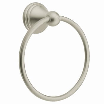 Image for Moen Preston Brushed Nickel Towel Ring from HD Supply