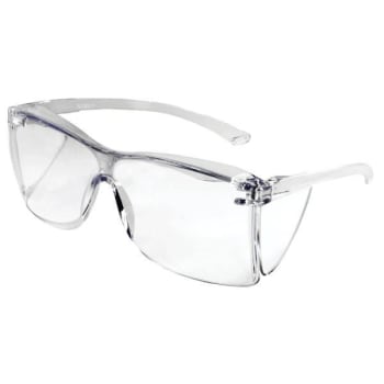 Sellstrom Over-The-Glass Safety Glasses, Protective Eyewear, Clear Lens/frame  Package Of 100