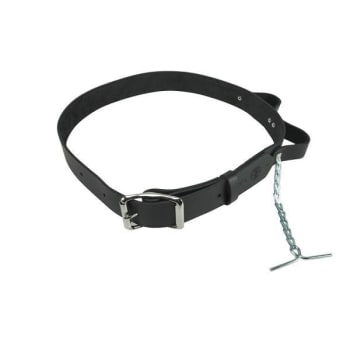 Klein Tools® Large Black Electrician'S Leather Tool Belt