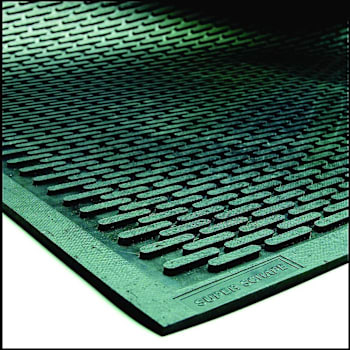 M+a Matting Superscrape® 4' X 6' Outdoor Floor Mat, Black