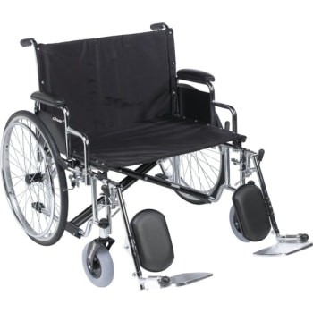Image for Drive™ 28" Bariatric Sentra EC Heavy-Duty, Extra-Extra-Wide Wheelchair 700Lb Cap from HD Supply