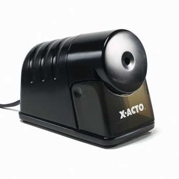 Image for X-ACTO® Powerhouse 1-Hole Black Electric Pencil Sharpener from HD Supply