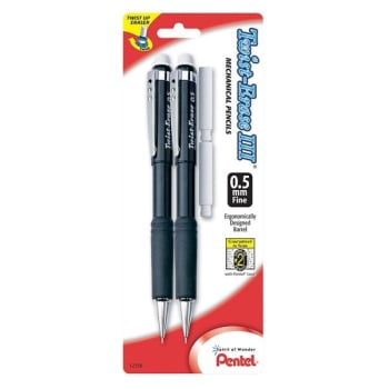 Image for Pentel® Twist-Erase™ Iii 0.5 Mm Assorted Mechanical Pencil, Package Of 2 from HD Supply