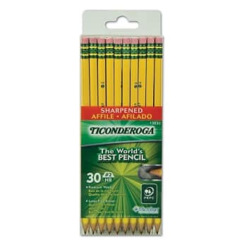 Image for Ticonderoga® By Dixon® # 2 Soft Lead Pre Sharpened Pencil, Pack Of 30 from HD Supply