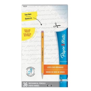 Image for Paper Mate® Sharpwriter 0.7 Mm Yellow Mechanical Pencil Pack Of 36 from HD Supply