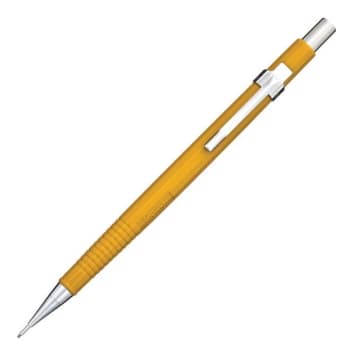 Pentel® Sharp™ 0.9 Mm Yellow Automatic Drafting Pencil, Package Of 5
