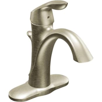 Image for Moen Eva Lavatory Faucet Brushed Nickel Single Handle from HD Supply