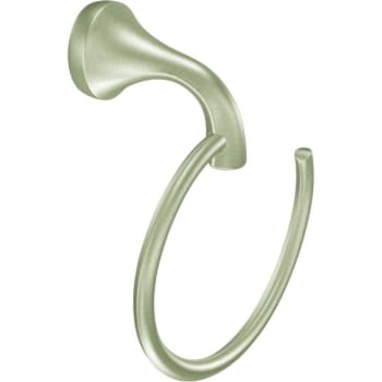 Image for Moen Eva Brushed Nickel Towel Ring from HD Supply