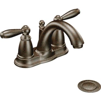 Image for Moen Brantford Lavatory Faucet Bronze Two Handle With Pop-Up from HD Supply