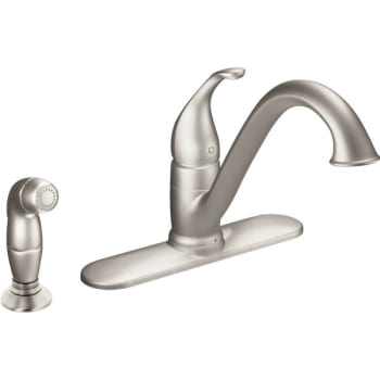 Image for Moen Camerist Kitchen Faucet Stainless Steel Single Handle With Spray from HD Supply