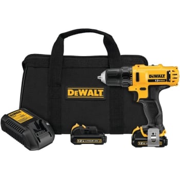 Image for DeWalt 3/8 in 12 Volt MAX Li-Ion Cordless Drill/Driver Kit from HD Supply