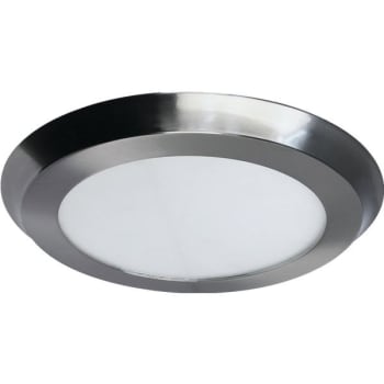 Image for FEIT Electric 15" Edge Lit LED Flush-Mount Ceiling Light Fixture (Brushed Nickel) from HD Supply