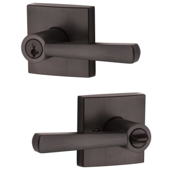 Image for Baldwin Prestige Spyglass Entry Lever With SmartKey In Venetian Bronze from HD Supply