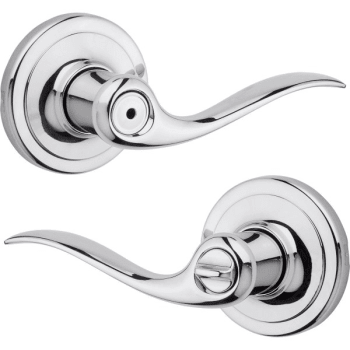 Image for Kwikset Tustin Bed/bath Lever In Polished Chrome from HD Supply