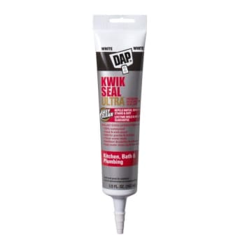 Image for Dap® Kwikseal Premium Siliconized Kitchen & Bath Sealant 5.5oz White Package Of 6 from HD Supply
