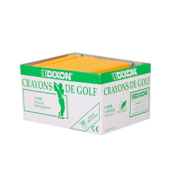 Image for Dixon® Yellow #2 Soft Lead Pre-Sharpened Golf Pencil, Package Of 144 from HD Supply