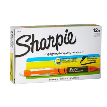 Sharpie® Accent® Fluorescent Orange Liquid Pen-Style Highlighter, Package Of 12