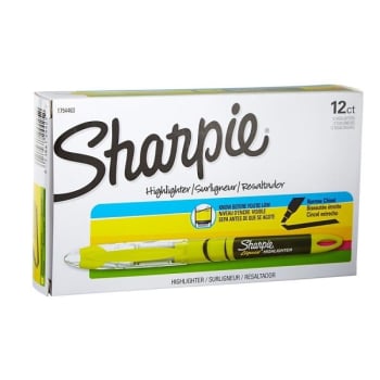 Image for Sharpie® Accent® Fluorescent Yellow Liquid Pen-Style Highlighter, Package Of 12 from HD Supply