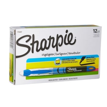 Image for Sharpie® Accent® Fluorescent Blue Liquid Pen-Style Highlighter, Package Of 12 from HD Supply