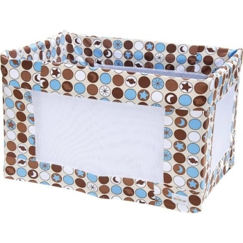 Image for Coverplay® Stevie Slipcover, Brown/white/blue On Cream Background, Package Of 6 from HD Supply
