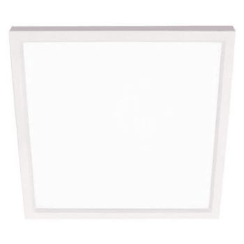 AFX 10W Edge LED Square 4-1/2" Ceiling Flush Mount, White, 3000K