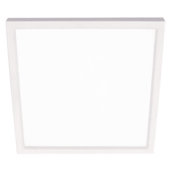 Image for AFX 15W Edge LED Square 6-1/2" Ceiling Flush Mount, White, 3000K from HD Supply