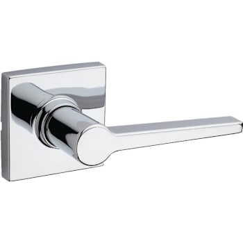 Kwikset Daylon Polished Chrome Hall/Closet Passage Door Lever With Square Trim