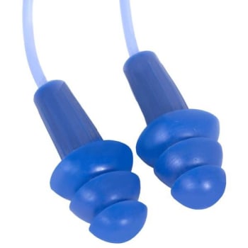 Jackson Safety Reusable Corded Foam Ear Plug,Blue, Universal Size,Package Of 400