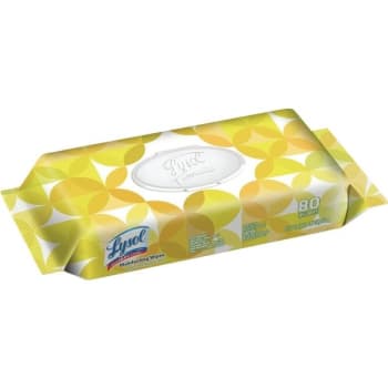 Lysol Lemon And Lime Blossom Disinfecting Wipes Flatpacks Case Of 6