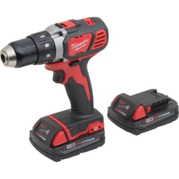 Image for Milwaukee 1/2 In 18 Volt M18 Cordless Compact Drill Driver Kit from HD Supply