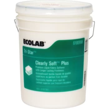 Ecolab® Tri-Star Clearly Soft Plus 1, 5 Gallon