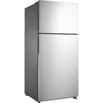 18 Cu. Ft. No-Frost Refrigerator Stainless Steel Look