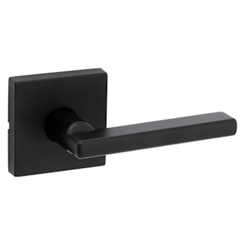 Image for Kwikset Halifax Matte Black Hall/Closet Passage Door Lever from HD Supply