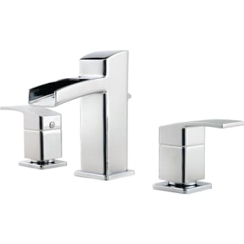 Pfister Kenzo Widespread Lavatory Faucet Chrome Two Handle, 1.2 GPM