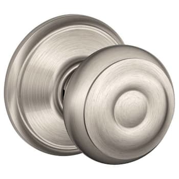 Image for Schlage® Georgian F Series Knob, Non-Turning, Grade Aaa, Die Cast Zinc, Satin Nickel from HD Supply