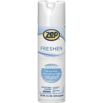 Image for Zep 15.5 Oz Spring Mist Freshen Disinfectant Spray (12-Case) from HD Supply