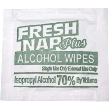 Rdi-Usa Fresh Nap Plus Hand Wipes 70% Alcohol, Case Of 1000
