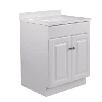 Design House® Wyndham 24 In. W X 21 In. D Unassembled Vanity Cabinet Only White