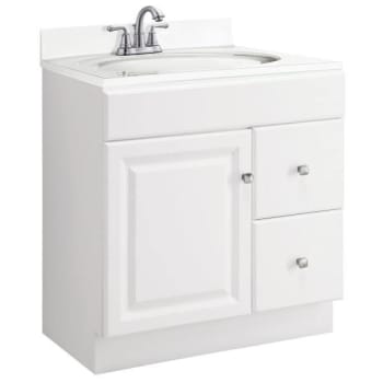 Image for Design House® Wyndham 30 In. W x 21 In. D Unassembled Vanity Cabinet Only White from HD Supply