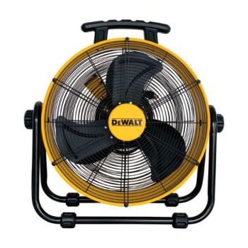 Image for Dewalt 20 Inch Heavy Duty 5000 Cfm Tilt Drum Fan from HD Supply