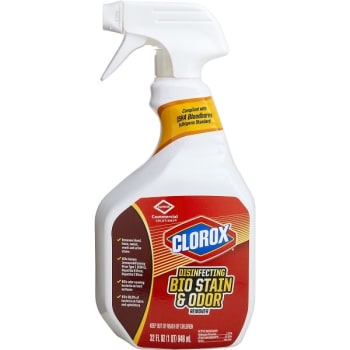 Image for Clorox 32 Oz Fragrance Free Disinfecting Bio Stain and Odor Remover (9-Case) from HD Supply