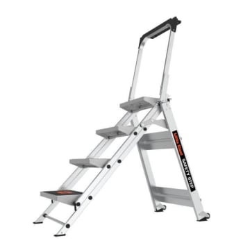 Image for Little Giant Ladders Safety Step 4  Aluminum 300 Lbs Capacity Step Ladder from HD Supply
