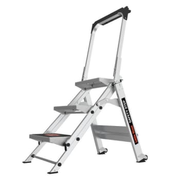 Image for Little Giant Ladders Safety Step 3-Step, 2.2-Ft Aluminum Step Ladder from HD Supply