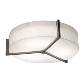 Image for AFX Apex 21 Inch Ceiling Light LED 42 Watt Espresso/Linen White from HD Supply