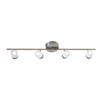 Image for AFX Gramercy Fixed Rail LED 25 Watt 1800lm 120 Volt, Satin Nickel/White from HD Supply
