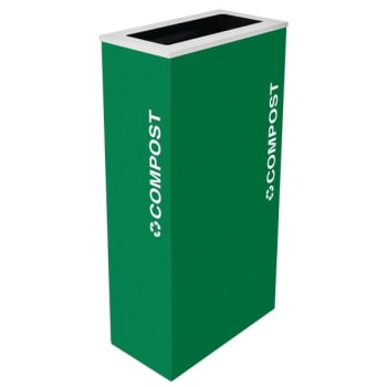 Image for Kaleidoscope 17 Gallon Rectangular Recycling Receptacle Rc-Kd17-Cmpst Egx from HD Supply