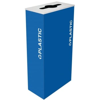 Image for Kaleidoscope 17 Gallon Rectangular Recycling Receptacle Rc-Kd17-Pl Ryx from HD Supply